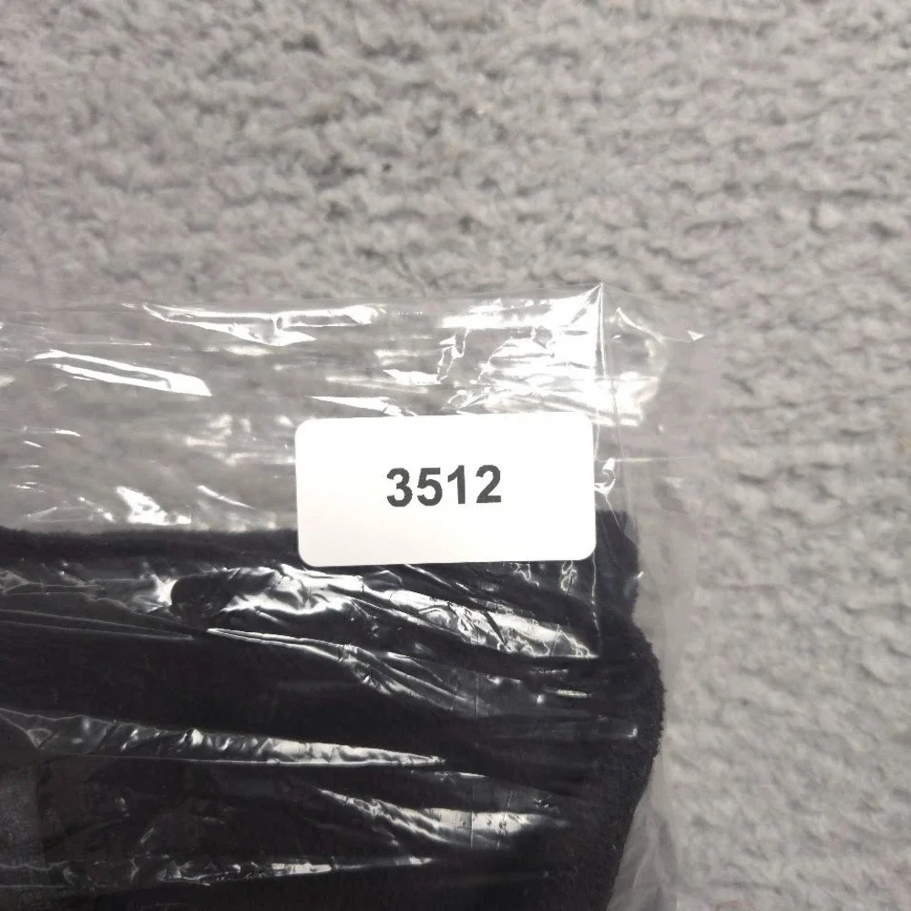 The North‎ Face Mens Large Black Quarter Zip Fleece Pullover Gray Pocket